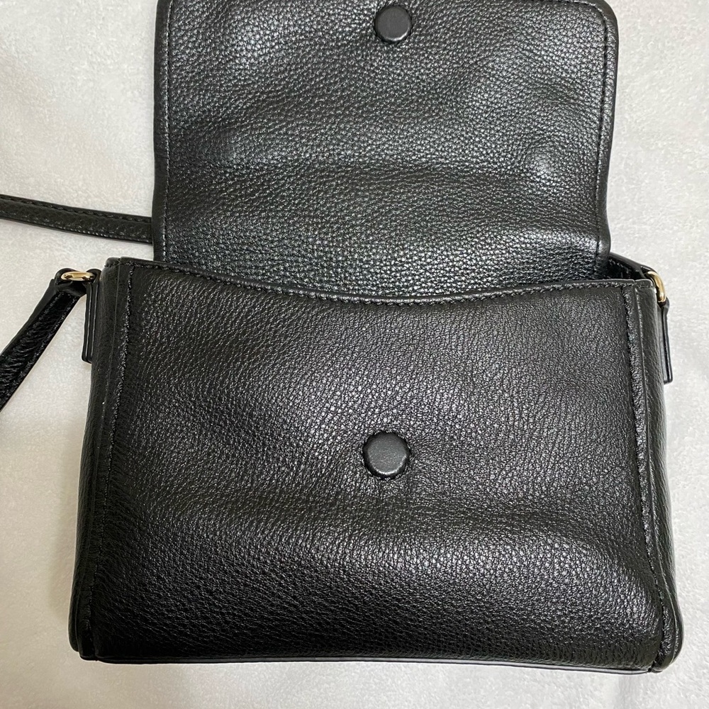 Small Kate Spade Black Pebbled Leather Crossbody Bag - Picture 10 of 14